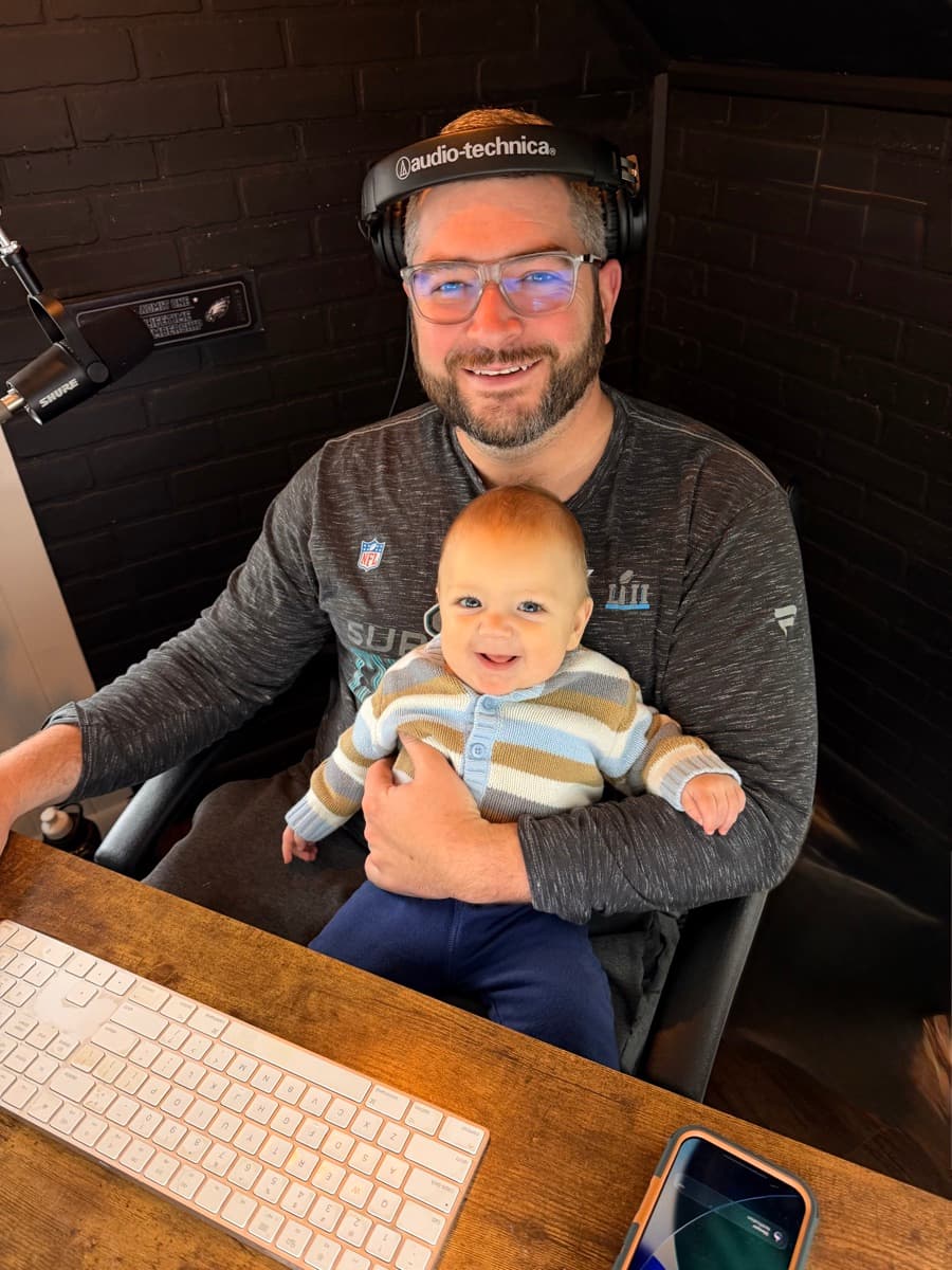 Danny with baby Brave